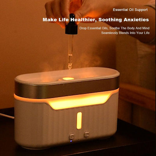 Jellyfish Flame Lamp Humidifier